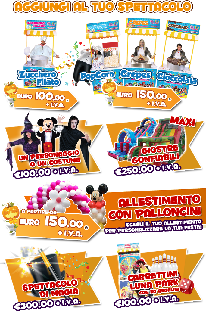 Halloween per le Aziende e Comuni