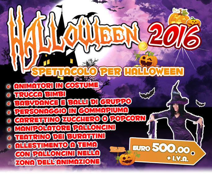 Halloween per le Aziende e Comuni